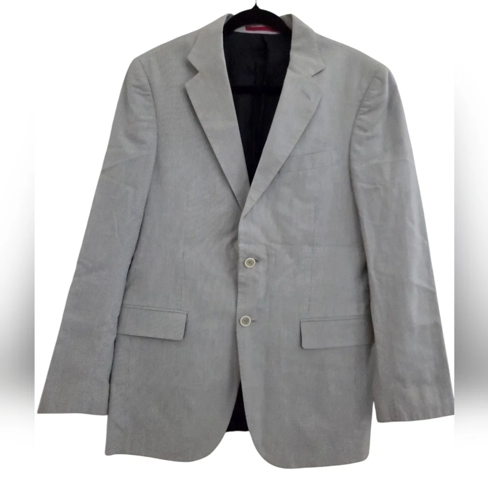 Carolina Herrera Gray Pinstripe Classic Suit for Formal Occasions